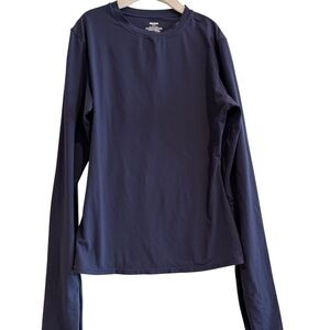 SKIMS Deep Blue Long Sleeve Tee